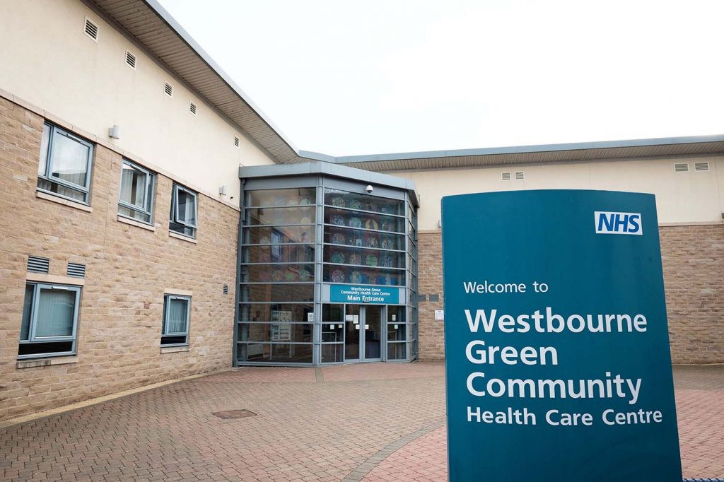 Westbourne Green Community Hospital Main entrance