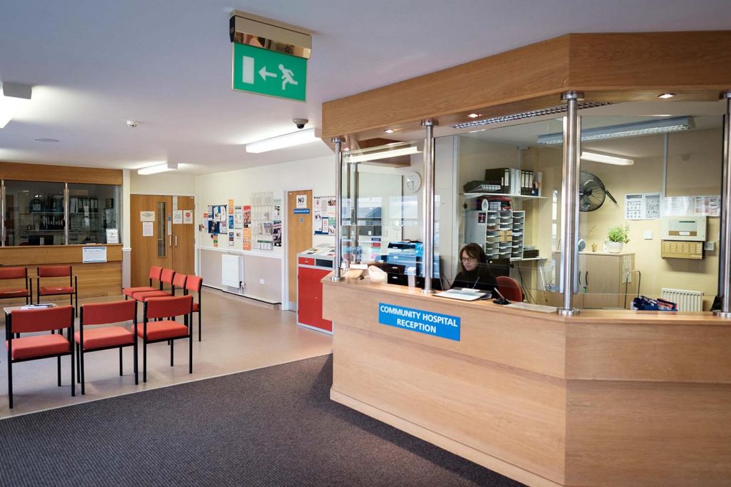 Eccleshill Community Hospital reception