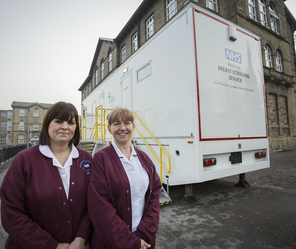 Mobile breast screening units set to move into Calderdale and Kirklees