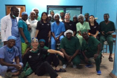 Consultant helps introduce surgical technique to West African doctors