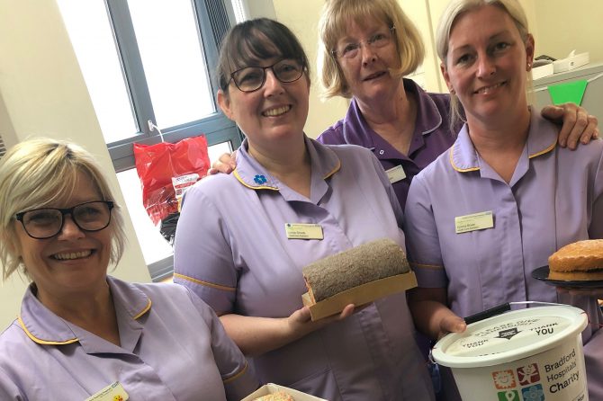 Bradford hospitals raise a cuppa to celebrate the 70th birthday of the NHS