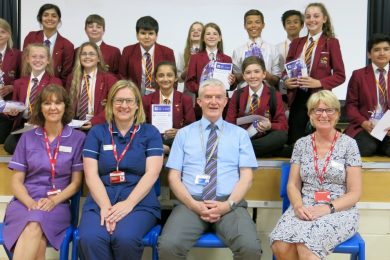 Bingley students walk their way to fundraising success for charity appeal