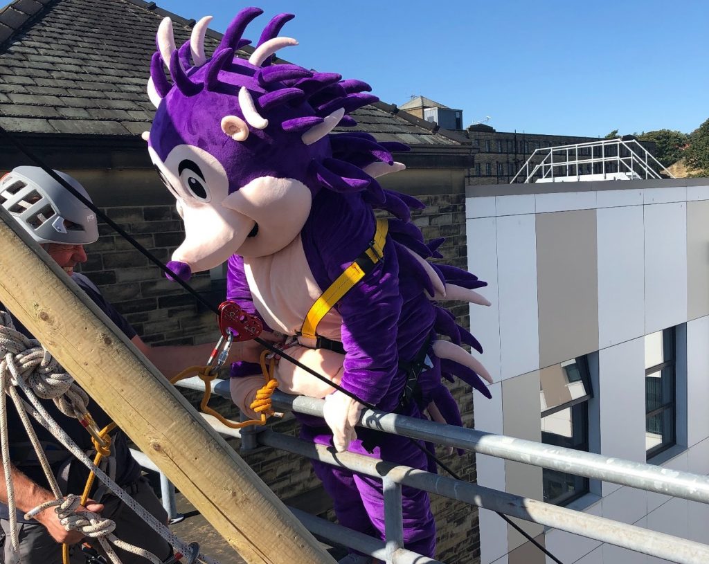 Superheroes go over the edge for Bradford Hospitals’ Charity