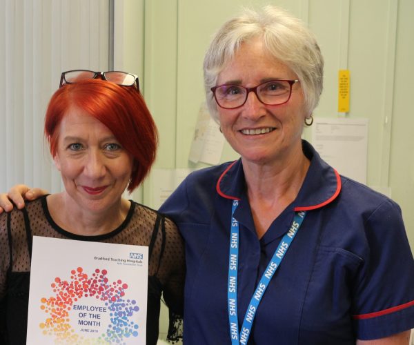 Employee of Month June 2019 Liz Sunderland from Diabetes and Endocrinology