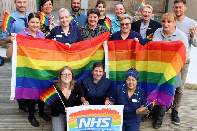 NHS organisations across Bradford district promote Rainbow Badge