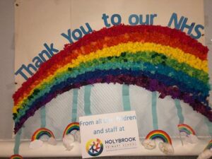 Fabulous staff and pupils from Holybrook Primary School have helped to decorate the area outside our Intensive Care Unit with awesome artwork. Huge thanks!