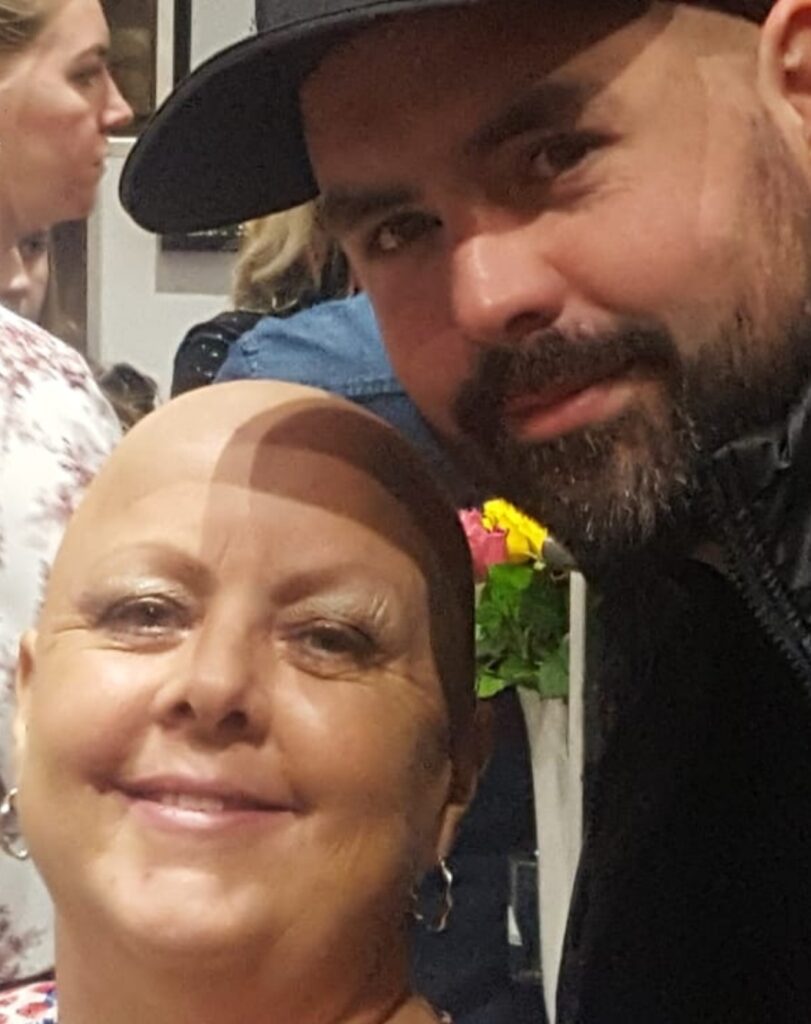 Dad’s skydive to thank NHS heroes who care for his mum