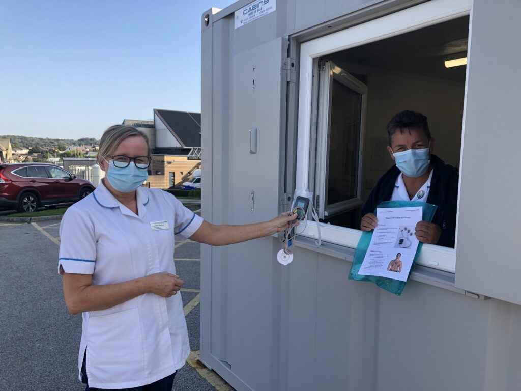 Drive-through services become the new norm for cardiology test patients