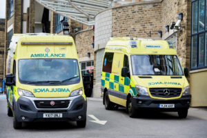 Ambulances outside BRI A&E
