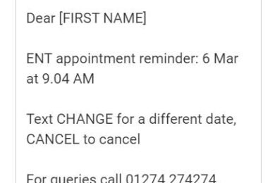 Trust outpatients can now change or cancel their appointment online
