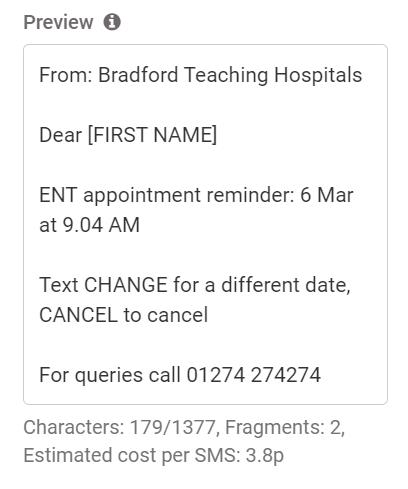 Trust outpatients can now change or cancel their appointment online