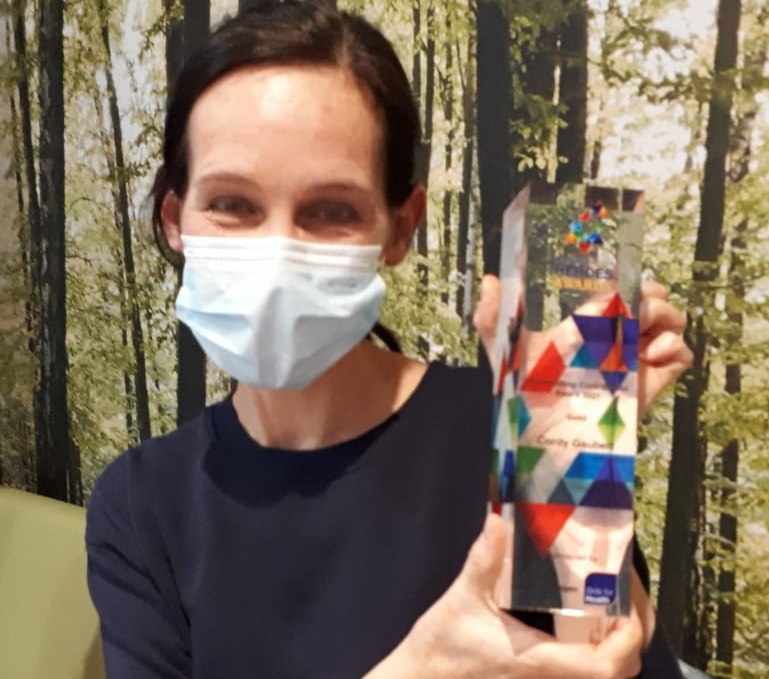 Inspirational Bradford physio wins top national award for COVID work
