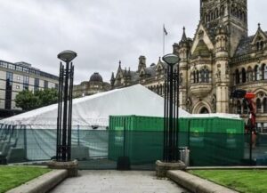 Centenary Square Covid testing centre