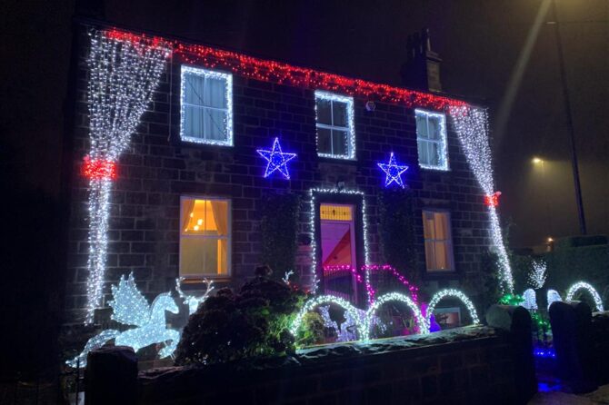 Doctors light up house for Bradford Hospitals’ Charity