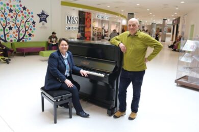 New piano brings music to the ears of patients and NHS staff at Bradford Royal Infirmary