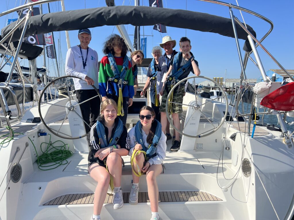 Doctor volunteers for the trip on the high seas to help young cancer patients