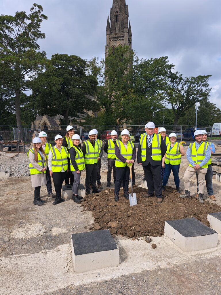Ground-breaking marks start of major work to build new NHS surgical day case unit at St Luke’s Hospital