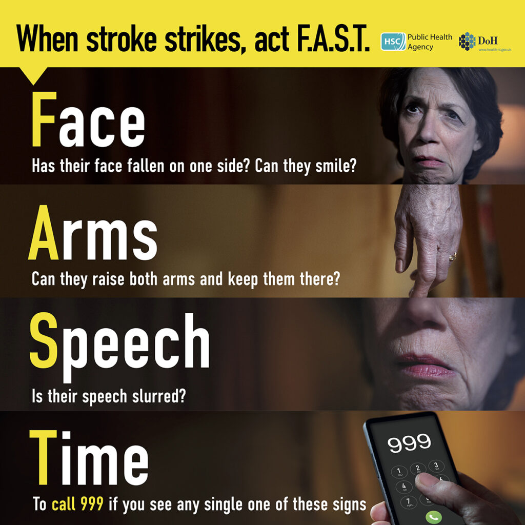 Act FAST stroke social static picture Act FAST for stroke image