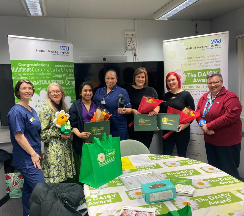 DAISY award winners Kiran, Becca and Laura