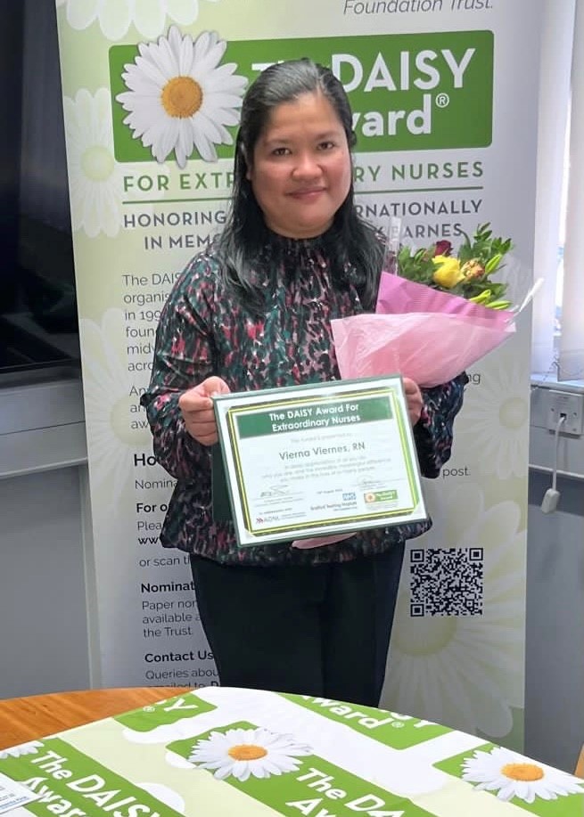 DAISY award winner Vierna Vernes