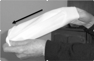 stocking up side down