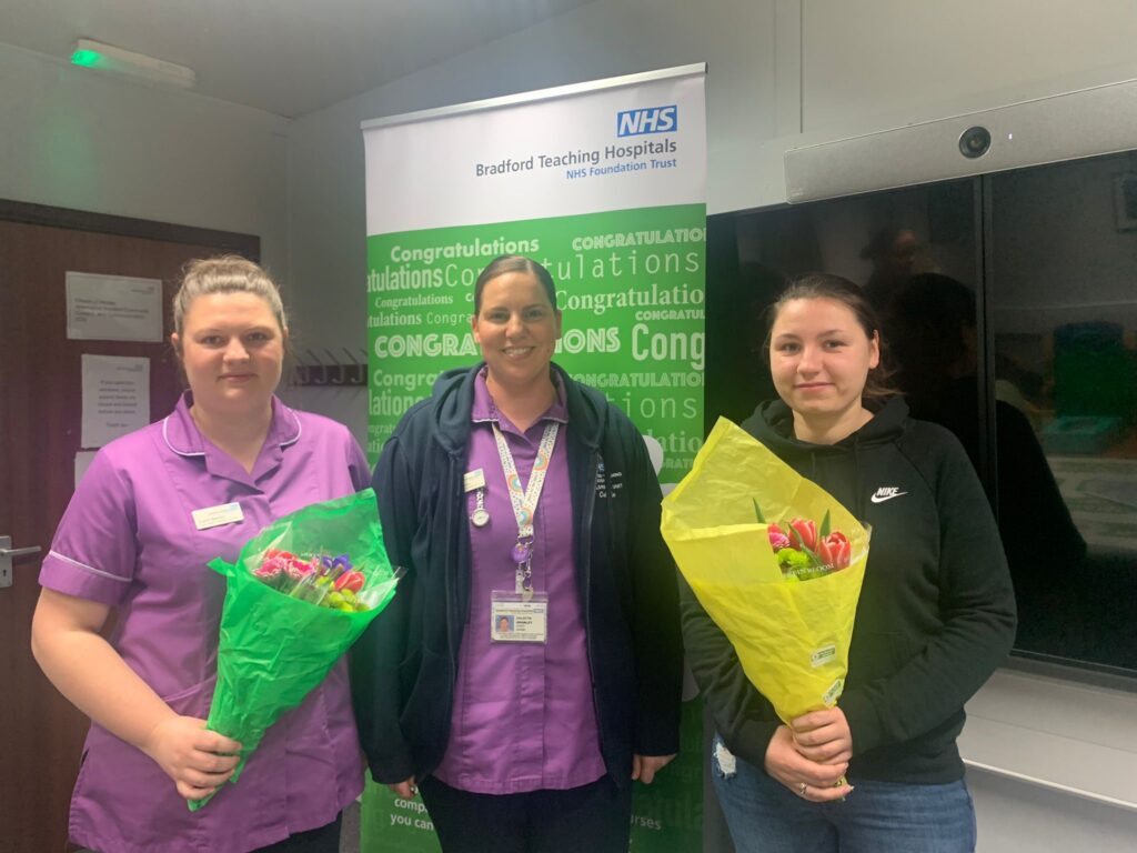 February and March DAISY winners – Sophie Beezley and Lizzie Marvin (Sophie is pictured left and Lizzie on the right)