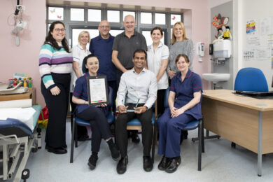 Caring children’s team given top award