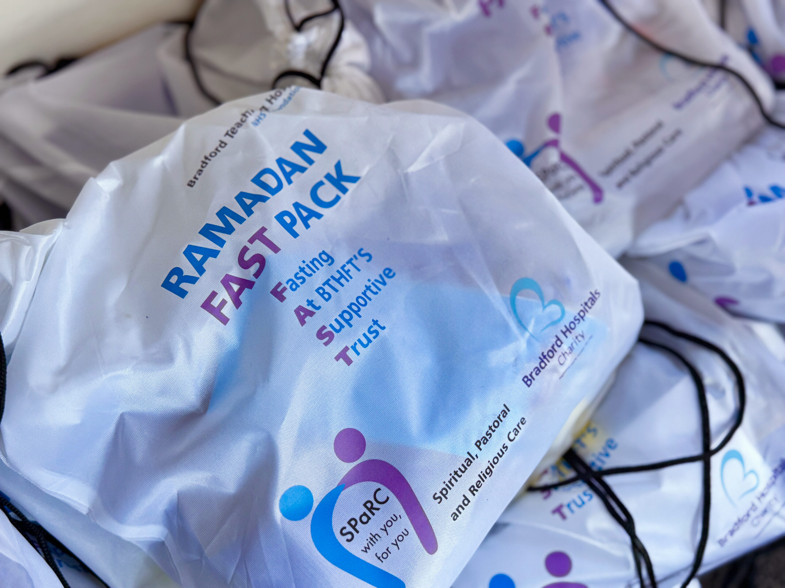 IMG_9806 A pile of FAST pack bags waiting for distribution.