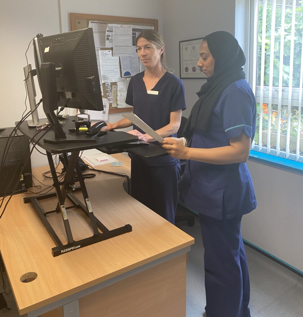 Dyneley House Surgery, Skipton and Dr Rachel Pring, GP and Faatima Farooq, Research Nurse at NIHR Bradford and West Yorkshire CRDC