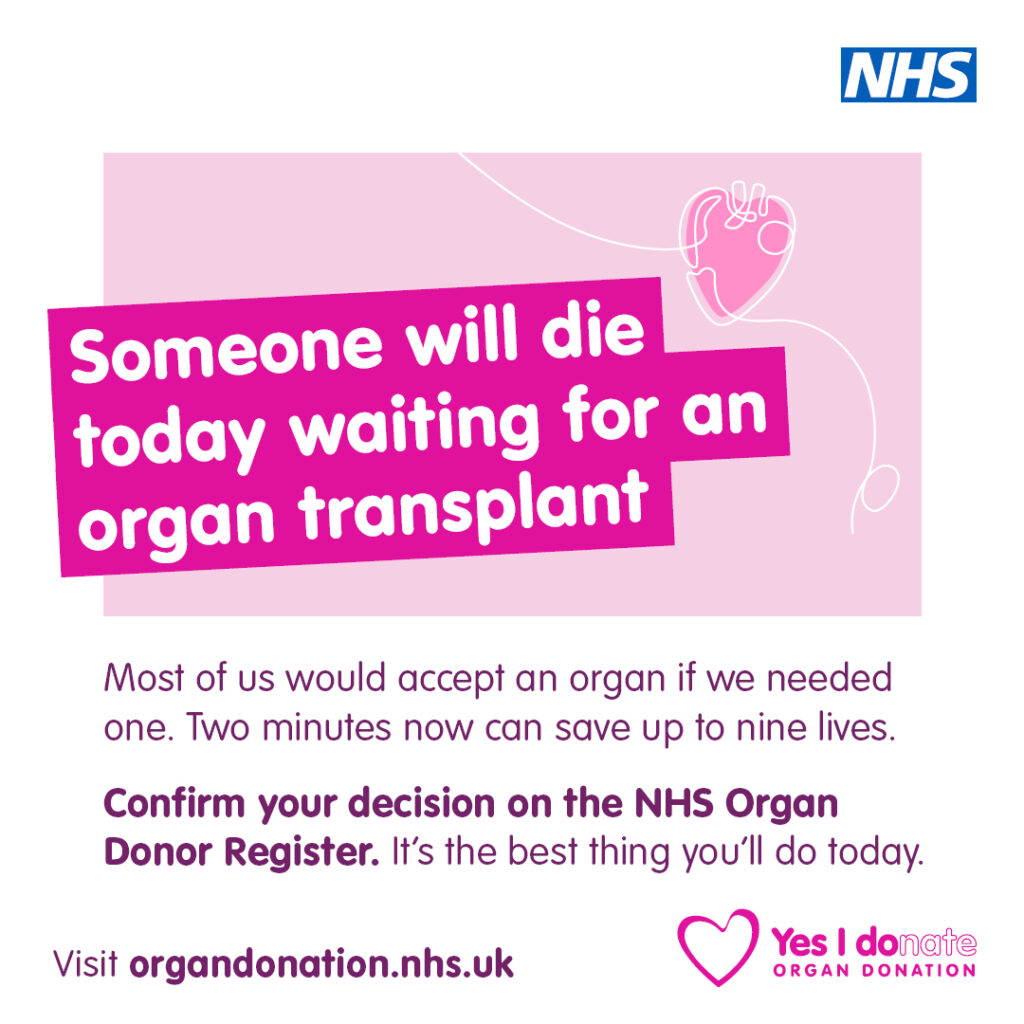 Bradford Teaching Hospitals is asking people to register their decision to be a donor as figures reveal 24 local people have died waiting for a transplant in the last five years
