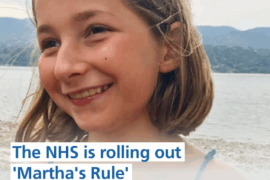 Children’s Inpatient Ward – Martha’s Rule: early detection of deterioration