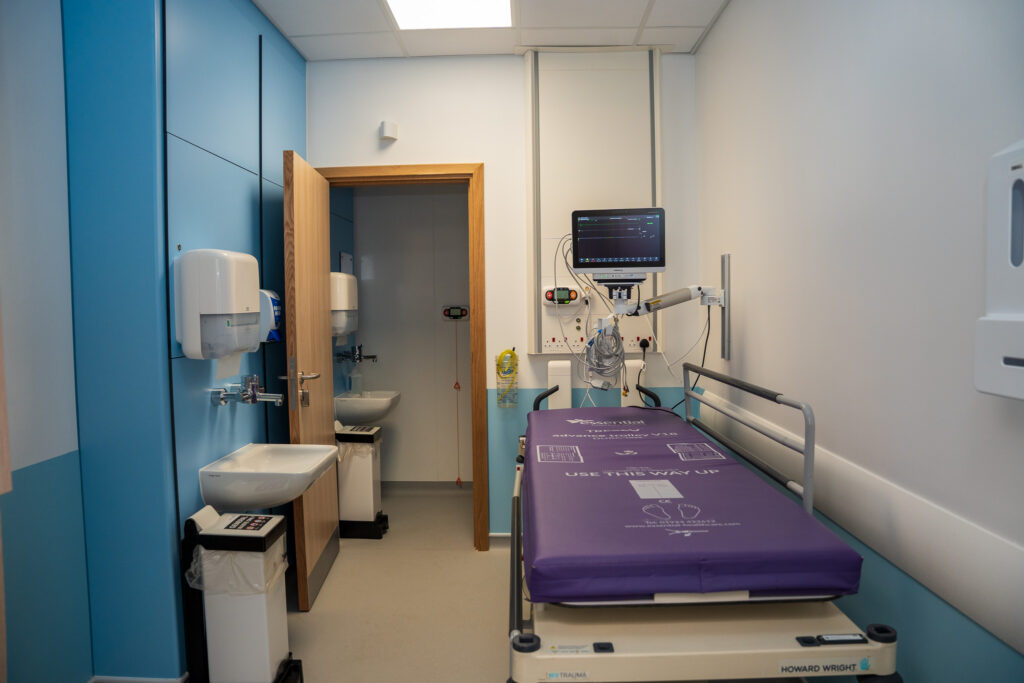 New endoscopy unit - Patient pod