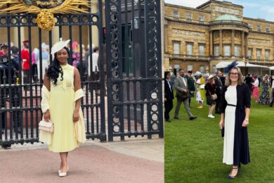 Nurses rub shoulders with royalty