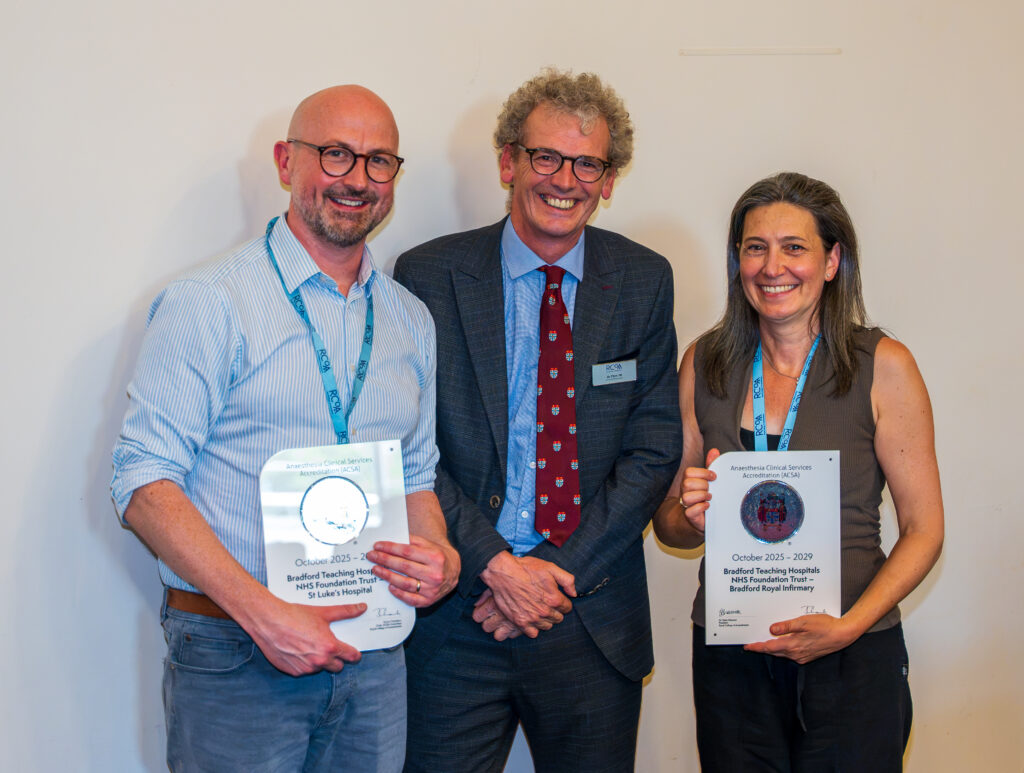 Bradford anaesthetists praised for providing highest standards of care