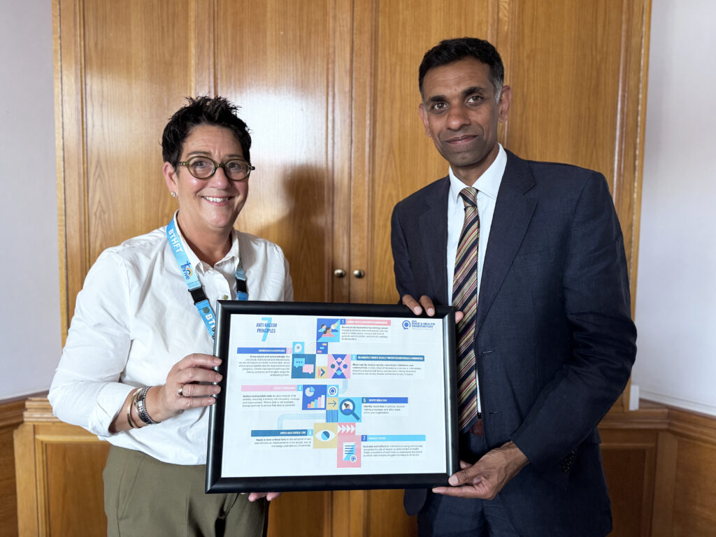 Mel Pickup and Prof Habib Naqvi